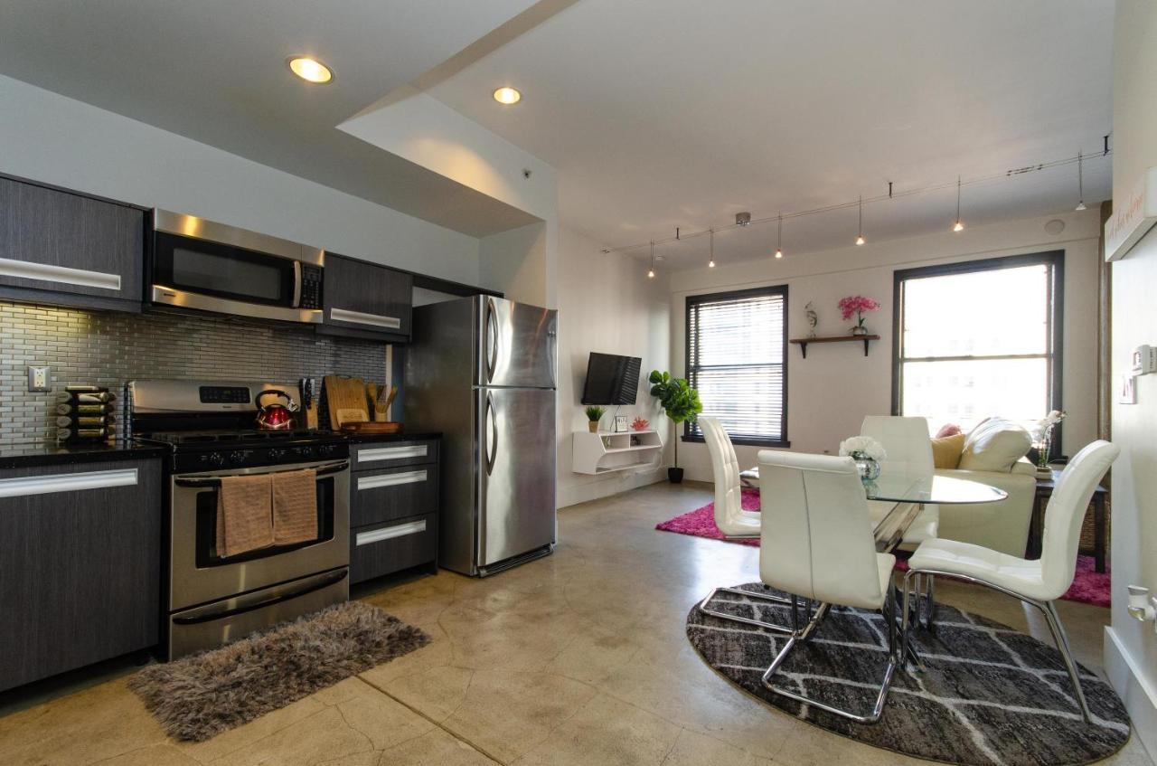 Modern Loft With Rooftop Lounge In Dtla Apartment Los Angeles Exterior photo
