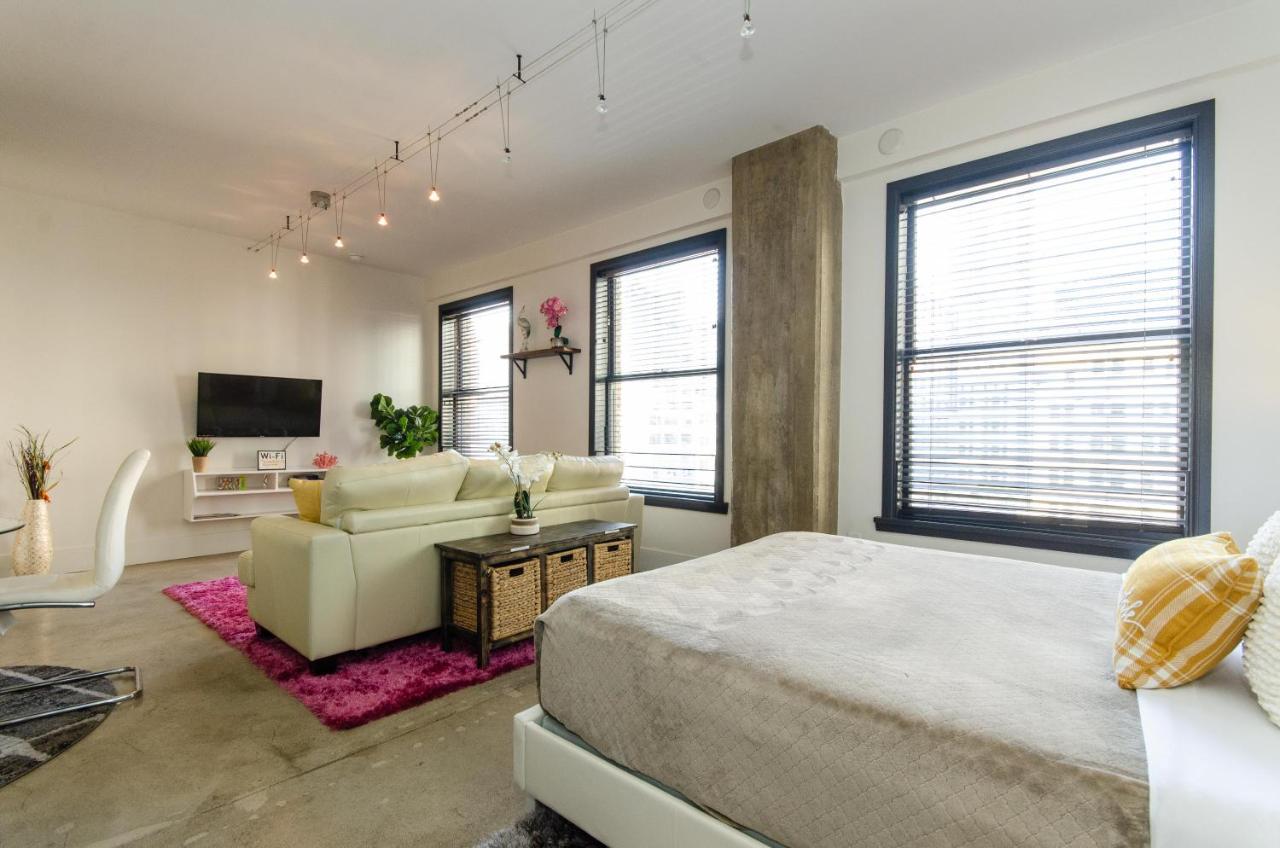 Modern Loft With Rooftop Lounge In Dtla Apartment Los Angeles Exterior photo